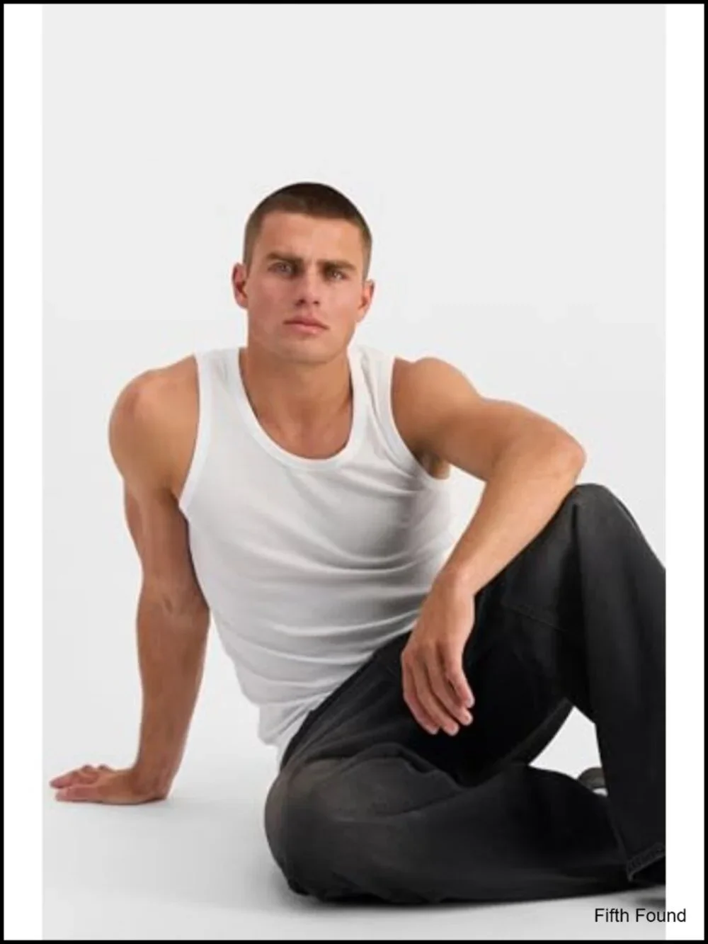 Men's 2-Pack Cotton Rib Tank Undershirts with Scoop Neck